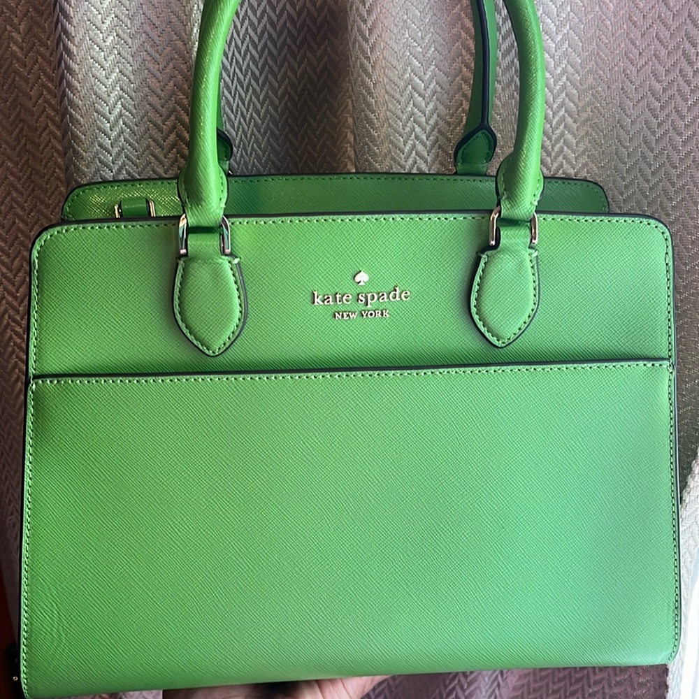 Kate Spade Green Satchel Timeless Elegance